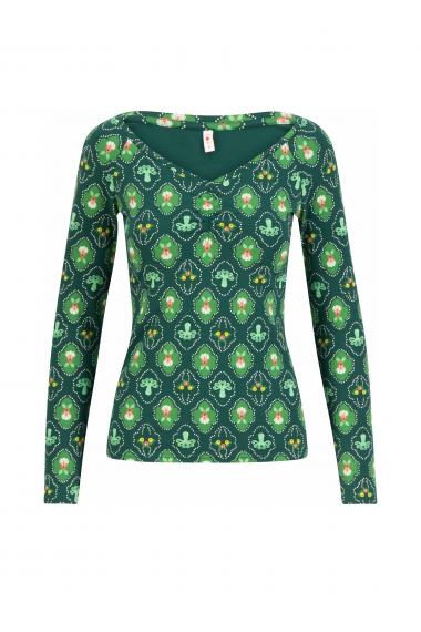 Blutsgeschwister Langarm-Shirt Savoir-Vivre in Frida the octopus