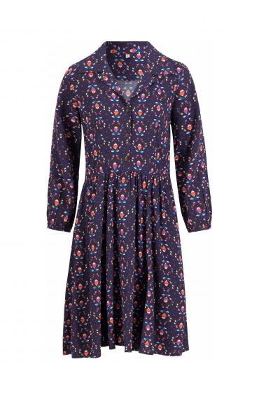 Blutsgeschwister Midi-Kleid Memories of Meg Cosy in braided flower, Gr. S