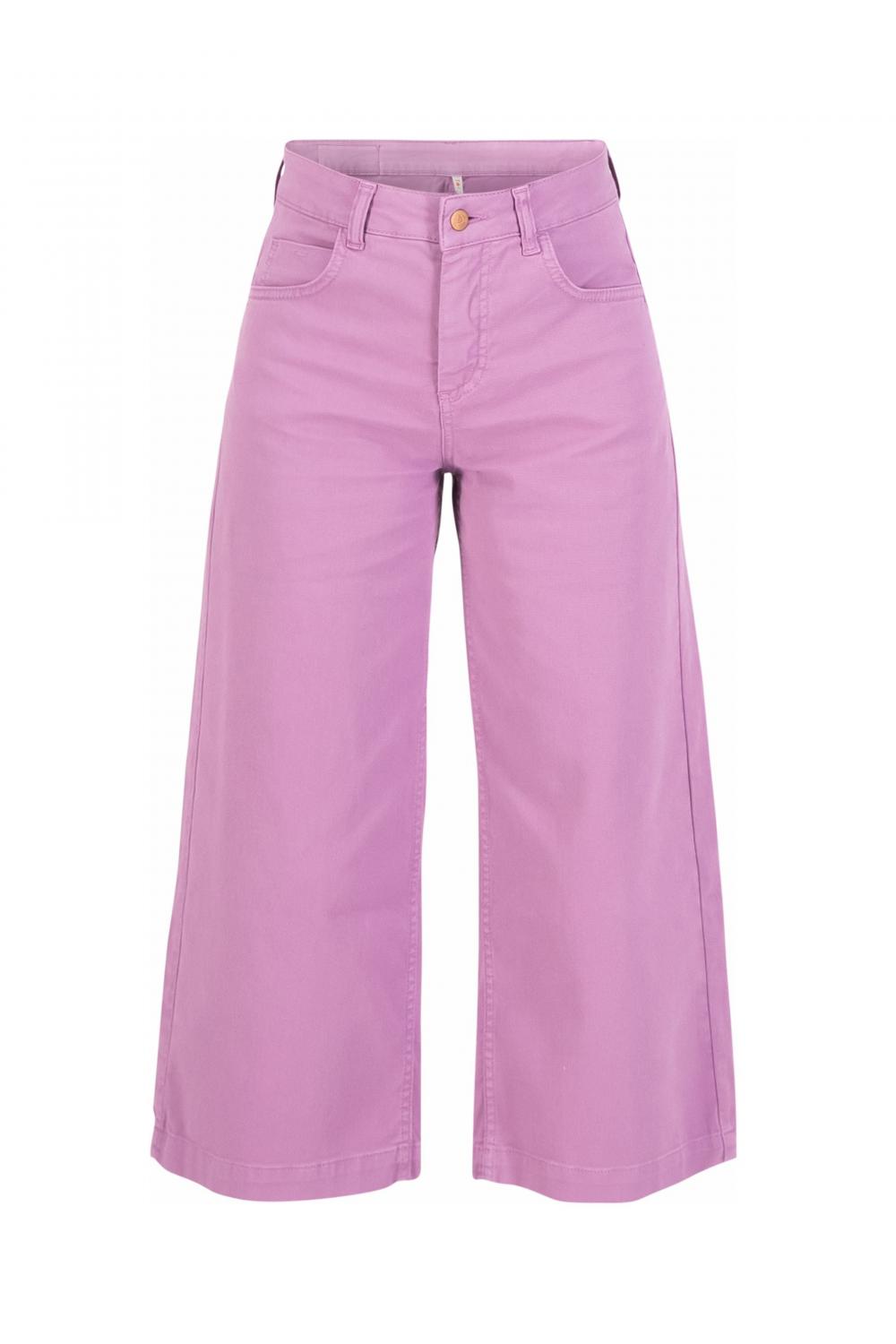 Blutsgeschwister Maxi-Hose High Waist Culotte in soft lilac herb, Gr. 27