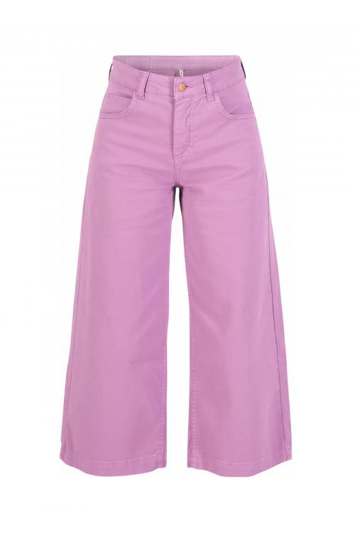 Blutsgeschwister Maxi-Hose High Waist Culotte in soft lilac herb, Gr. 27