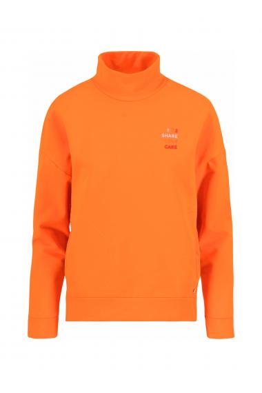 Blutsgeschwister Sweatshirt Turtle Maniac in awesome orange, Gr. S