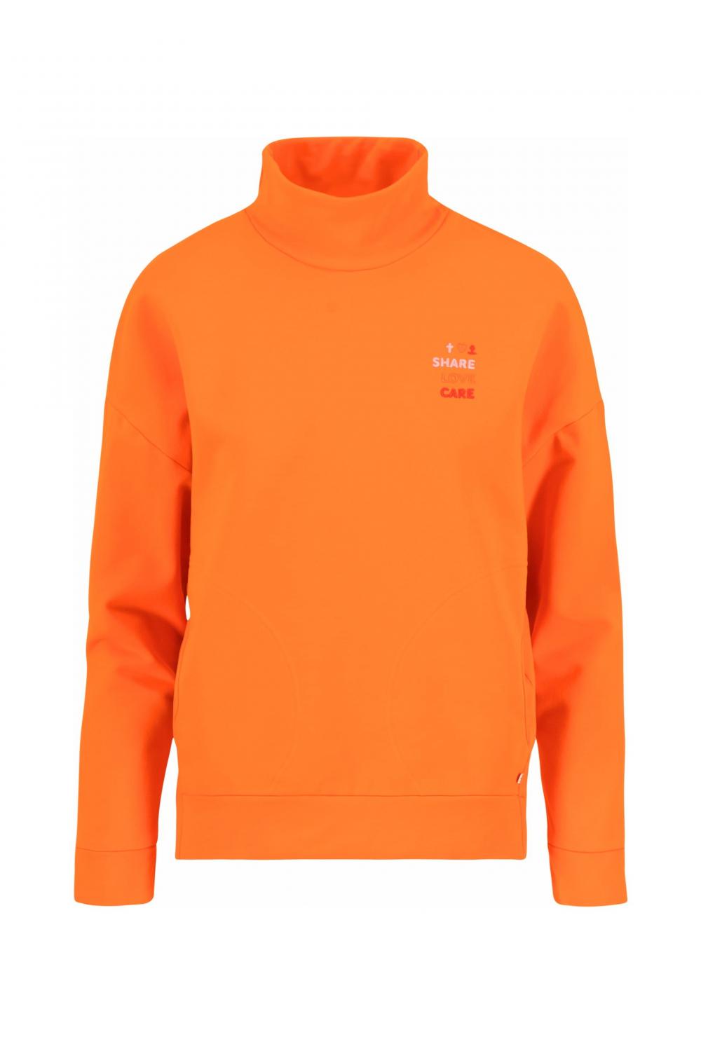 Blutsgeschwister Sweatshirt Turtle Maniac in awesome orange, Gr. S