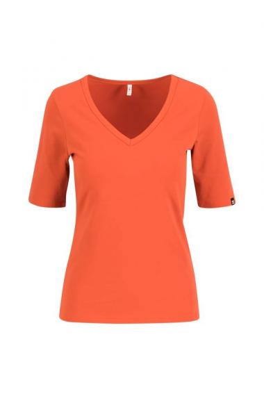 Blutsgeschwister Kurzarm Shirt Sunshine Camp in warm sunlight orange, Gr.S