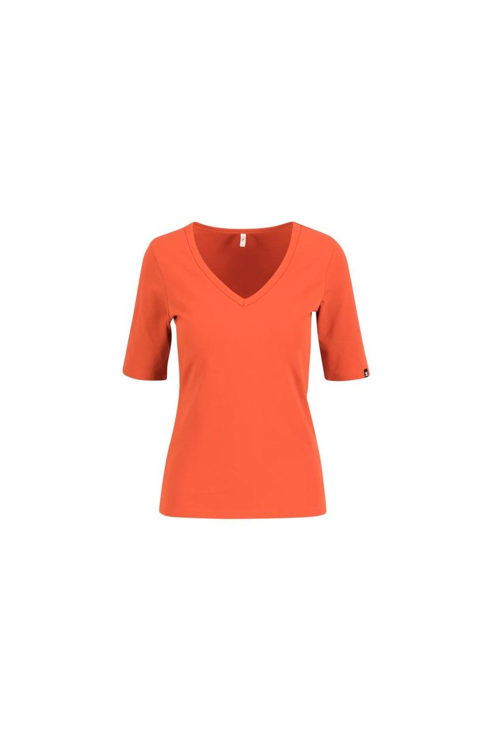 Blutsgeschwister Kurzarm Shirt Sunshine Camp in warm sunlight orange, Gr.S