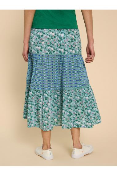 White Stuff Mabel Mixed Print Skirt