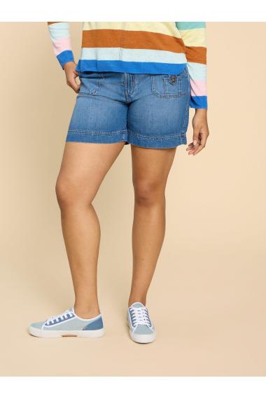 White Stuff Mollie Combat Denim Shorts