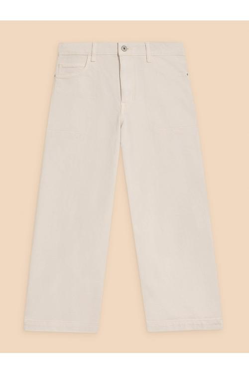 White Stuff Tia Wide Leg Crop Jean