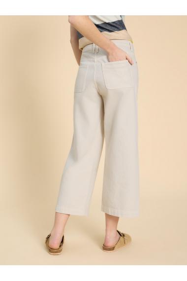 White Stuff Tia Wide Leg Crop Jean