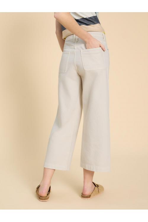 White Stuff Tia Wide Leg Crop Jean