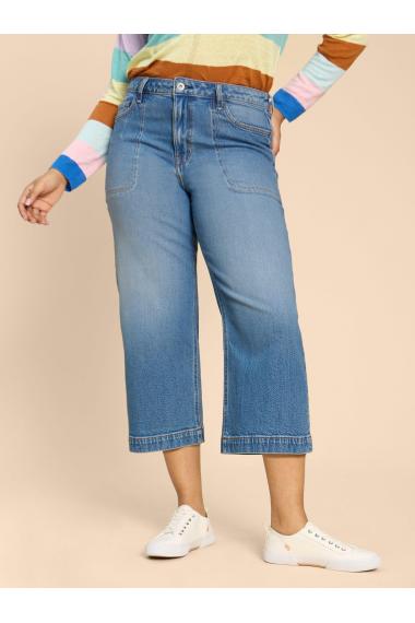 White Stuff Tia Wide Leg Crop Jean