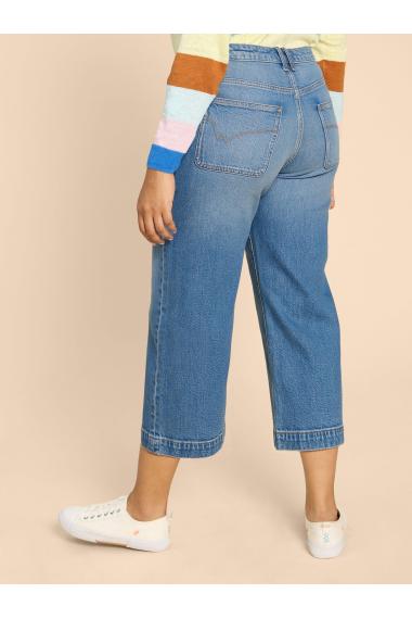 White Stuff Tia Wide Leg Crop Jean