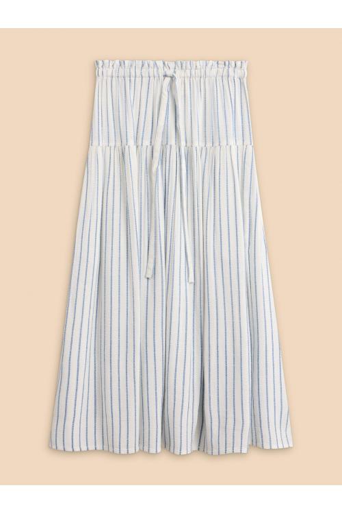 White Stuff Seema Eco Vero Stripe Skirt