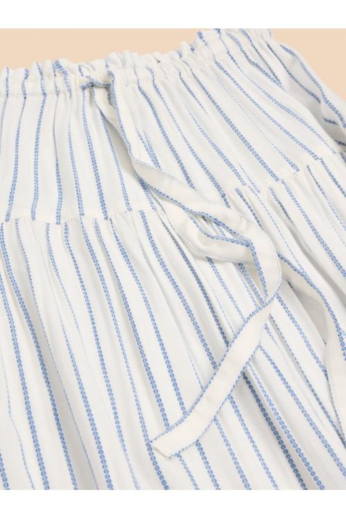 White Stuff Seema Eco Vero Stripe Skirt