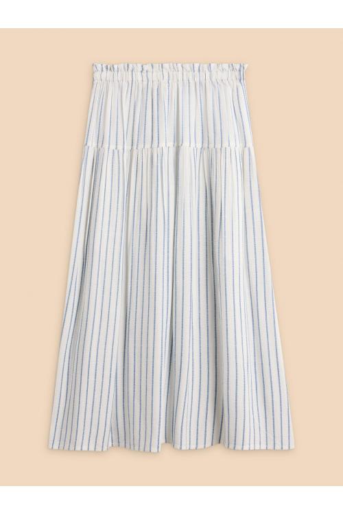 White Stuff Seema Eco Vero Stripe Skirt