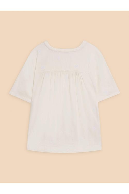 White Stuff Elodie Linen Blend Top