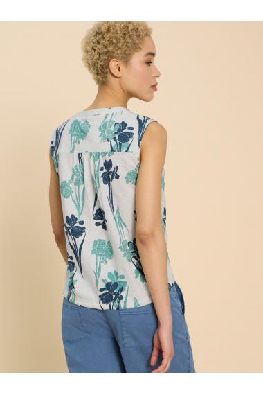 White Stuff TULIP JERSEY SLEEVELESS SHIRT