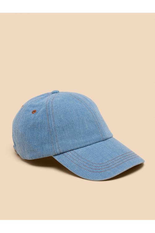 White Stuff Denim Baseball Cap