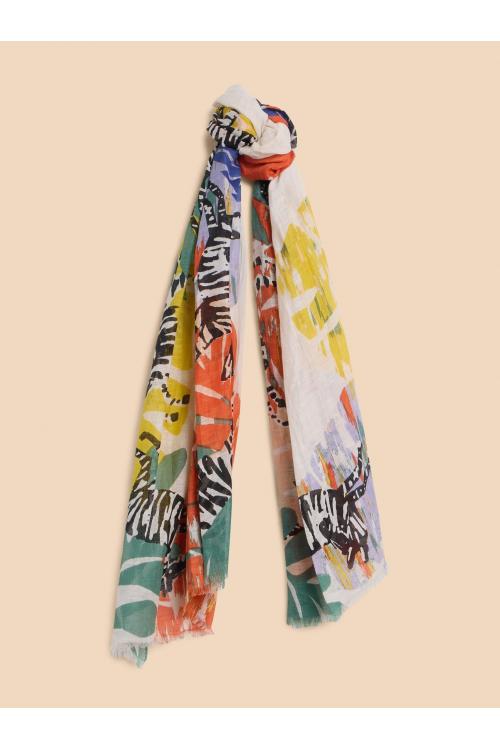 White Stuff Organic Cotton Blend Scarf