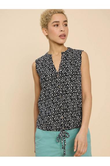 White Stuff TULIP JERSEY SLEEVELESS SHIRT