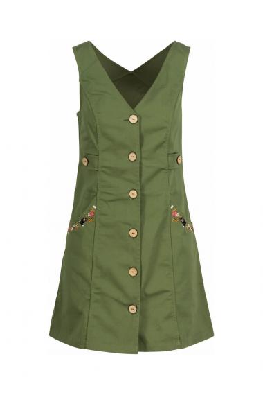 Blutsgeschwister pinafore amore in olive oil Gr. XL