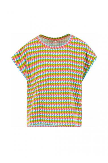 Blutsgeschwister Ärmelloses- Shirt Everybody Surf Now in Color rainbow paradise, Gr.S