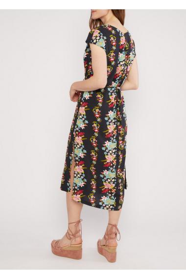 Blutsgeschwister Midi- Kleid Total Liberty Maniac in Color happy flower dance, Gr.S