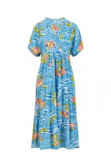 Blutsgeschwister Maxi-Kleid Saint Tropen in Color aloha feeling, Gr.S