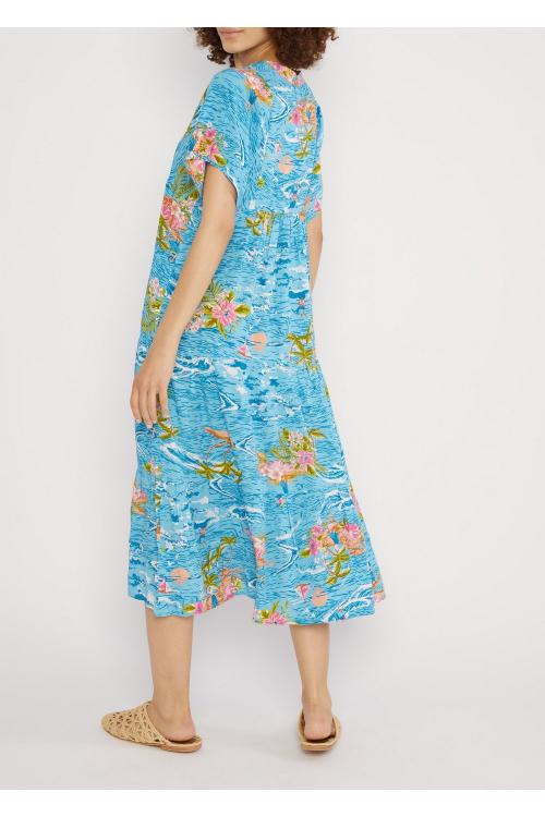 Blutsgeschwister Maxi-Kleid Saint Tropen in Color aloha feeling, Gr.S