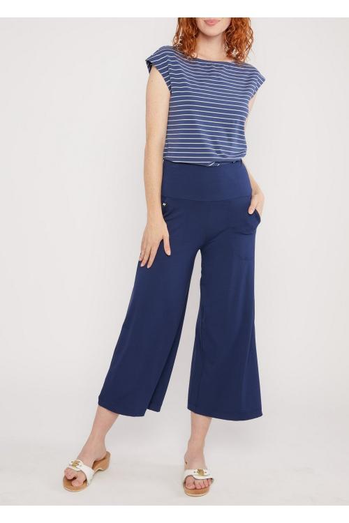 Blutsgeschwister Maxi- Hose Cul de Berlin in Color vibrant dark blue, Gr.S