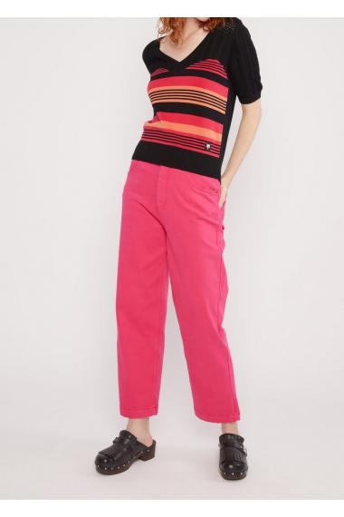 Blutsgeschwister Kurzarm Shirt Pretty Preppy Special in Color traditional frutti stripe, Gr.S