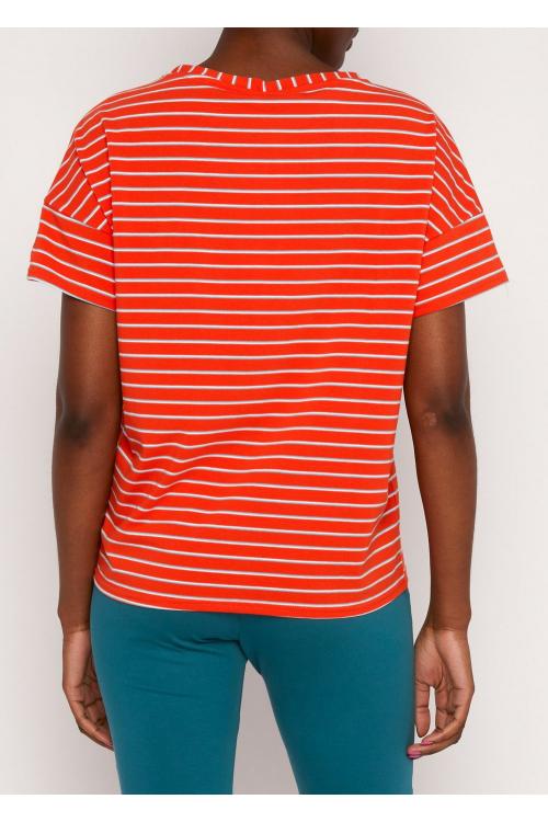 Blutsgeschwister Kurzarm Shirt The Generous One in Color delightful stripes, Gr.S