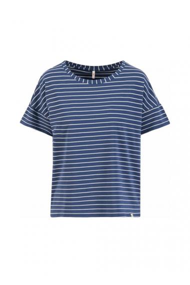 Blutsgeschwister Kurzarm Shirt The Generous One in Color romantic feelings stripes, Gr.S