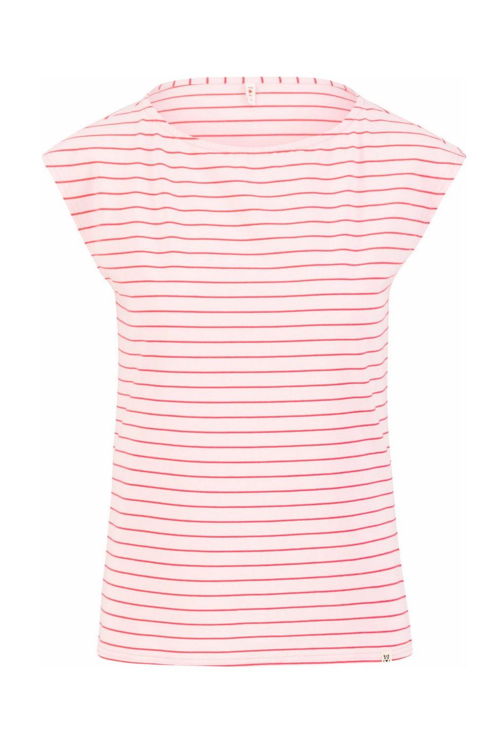 Blutsgeschwister Ärmelloses- Shirt Boxy Babe in Color strawberry stripes, Gr.S