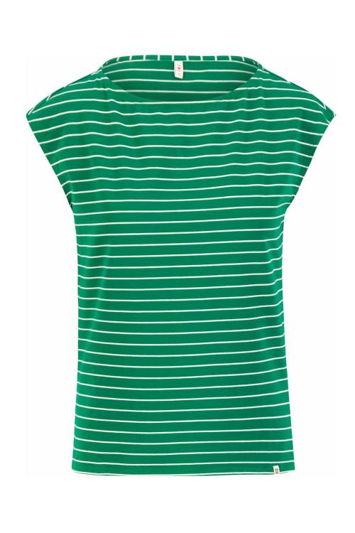 Blutsgeschwister Ärmelloses- Shirt Boxy Babe in Color sports club stripes, Gr.S