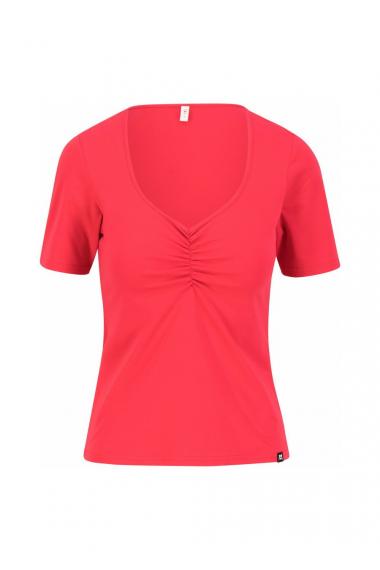 Blutsgeschwister Kurzarm Shirt Balconnet Féminin in Color phoenix red, Gr.S