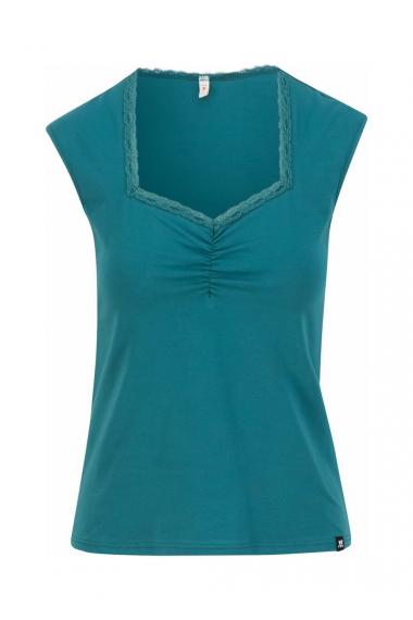 Blutsgeschwister Ärmelloses- Shirt Let Romance Rule in Color moonstone teal, Gr.S