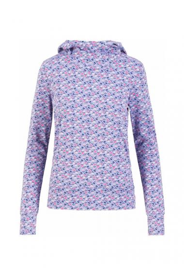 Blutsgeschwister Hoody Scuba Duba in Color dancing loving flower, Gr.S