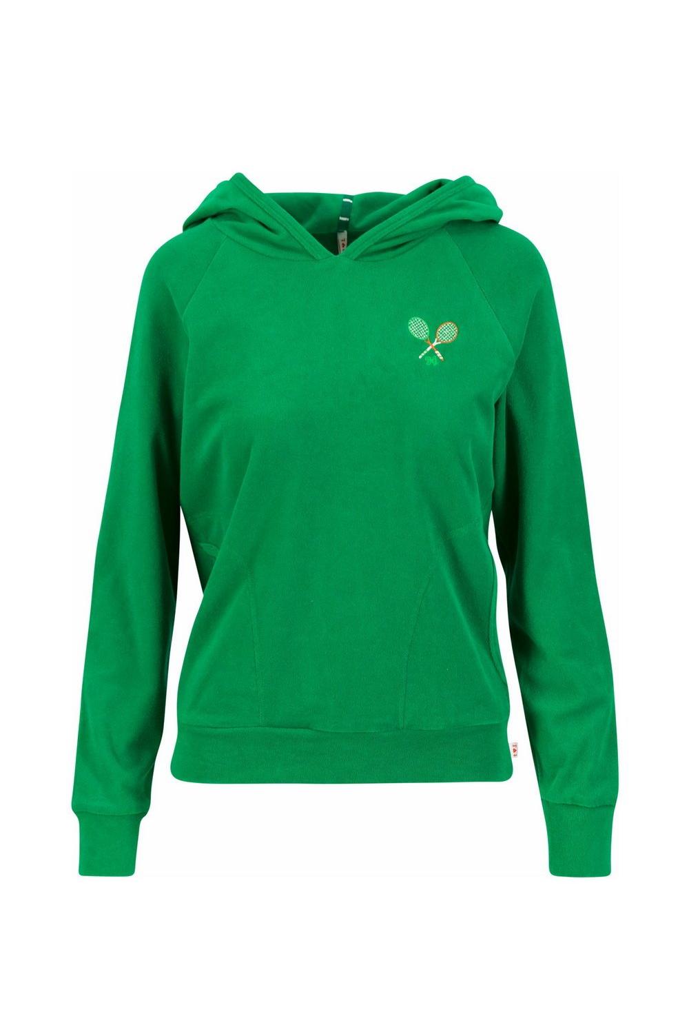 Blutsgeschwister Hoody Miracle of Wimbledon in Color court romance green, Gr.S