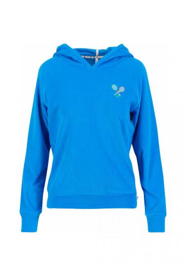 Blutsgeschwister Hoody Miracle of Wimbledon in Color cheerful modern blue, Gr.S