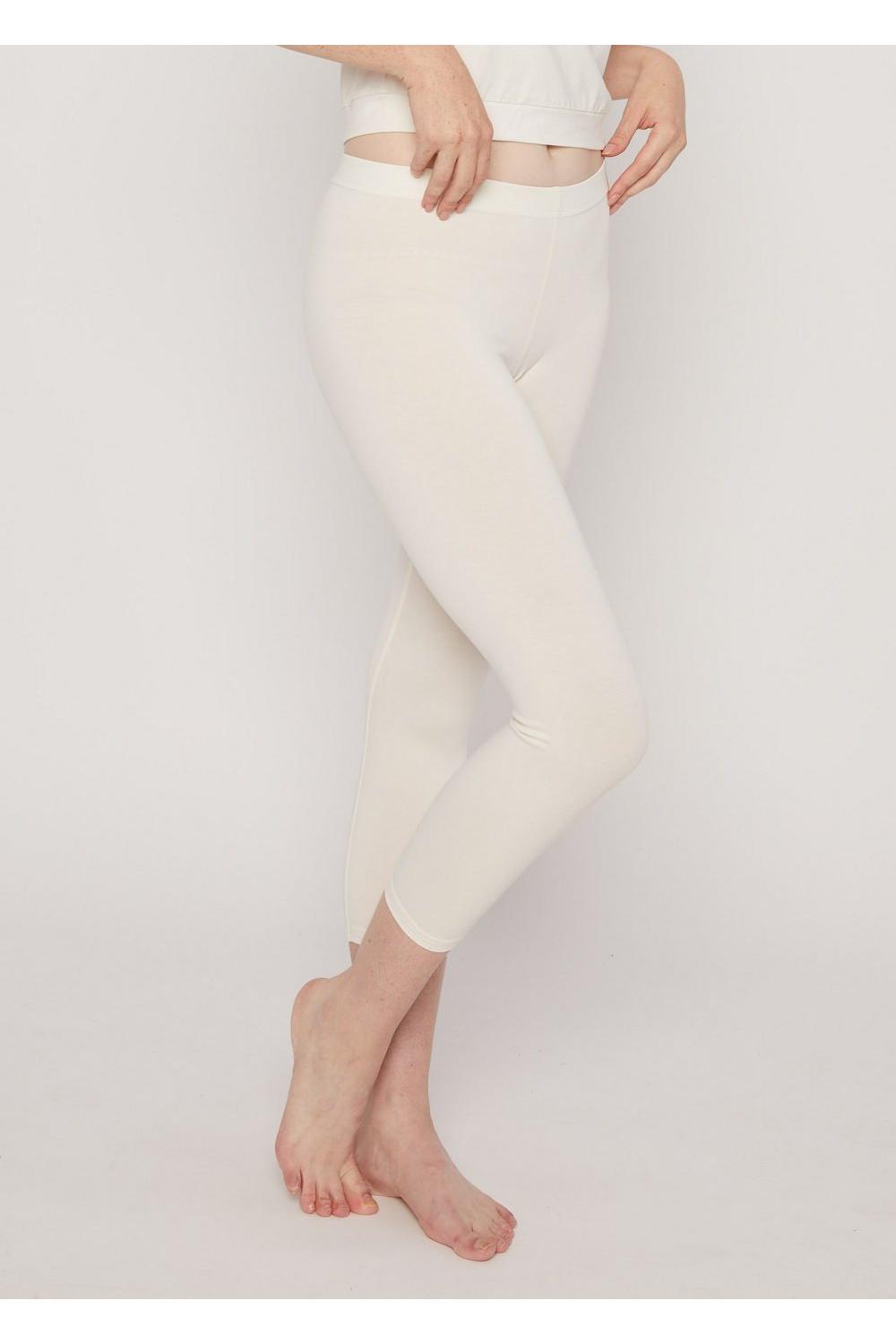 Blutsgeschwister Leggings Cropped Laune Legs in Color level up white, Gr.S