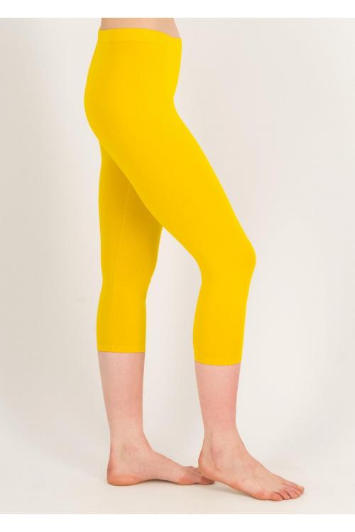 Blutsgeschwister Cropped Laune Legs in jaune soleil, Gr.XS