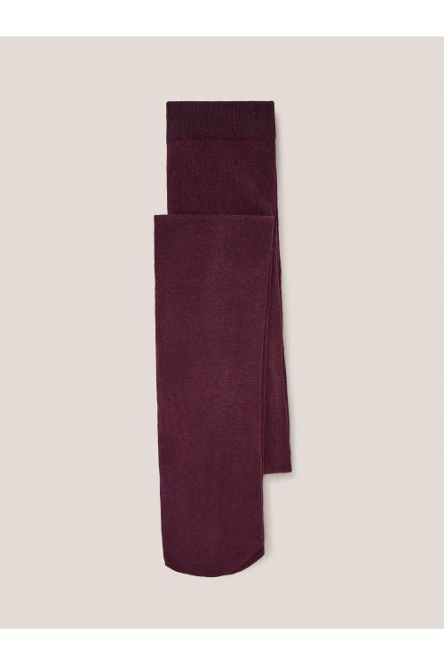 White Stuff WS Patty Plain Tights in DK PLUM Art. WS437179