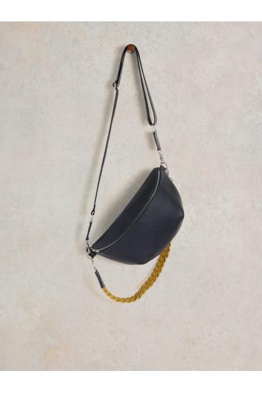 White Stuff Sebby Leather Sling Bag in DARK NAVY Art. WS438381