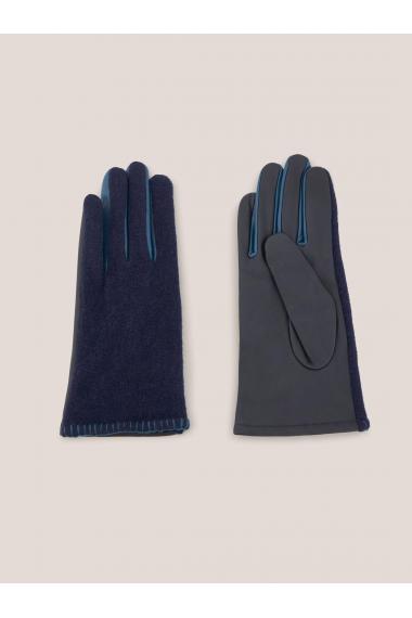 White Stuff Lucie Leather Glove in DARK NAVY Art. WS439306