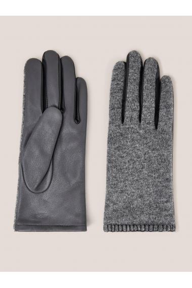 White Stuff Lucie Leather Glove in MID GREY Art. WS439306