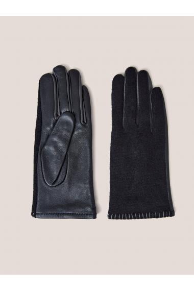 White Stuff Lucie Leather Glove in PURE BLK Art. WS439306