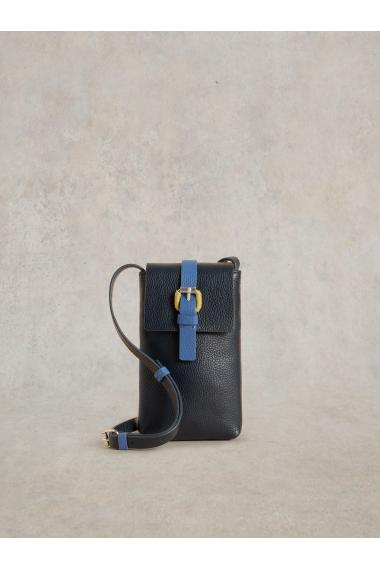 White Stuff WSClara Buckle Lthr Phone Bag in FR NAVY Art. WS439441