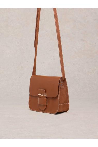 White Stuff Evie Leather Satchel in MID TAN Art. WS440587