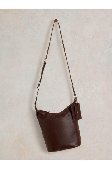 White Stuff Fern Leather Crossbody in DK BROWN Art. WS441104