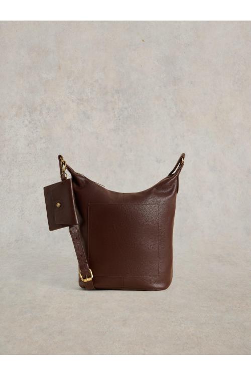 White Stuff Fern Leather Crossbody in DK BROWN Art. WS441104